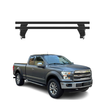 Menabo Dachträger Grundtäger für Ford F150 2015-2026 50kg Alu Schwarz 2 tlg