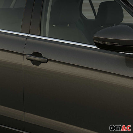 Fensterleisten Zierleisten für VW Polo 6R 2009-2017 LHD Edelstahl Chrom 6tlg