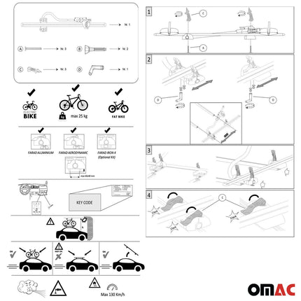 Dachträger + Fahrradträger Satz für VW T5 T6 T6.1 alle modelle 2003-2024 Schwarz