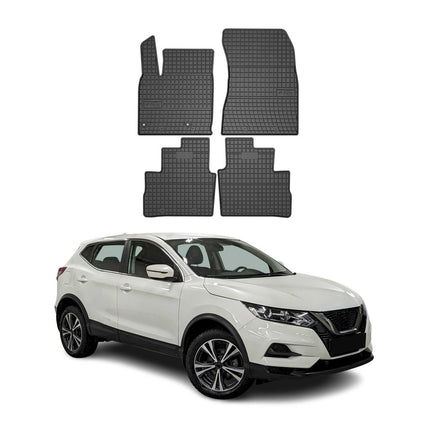 OMAC Gummi Fußmatten für Nissan Qashqai 2021-2026 Automatten Gummi Schwarz 4tlg