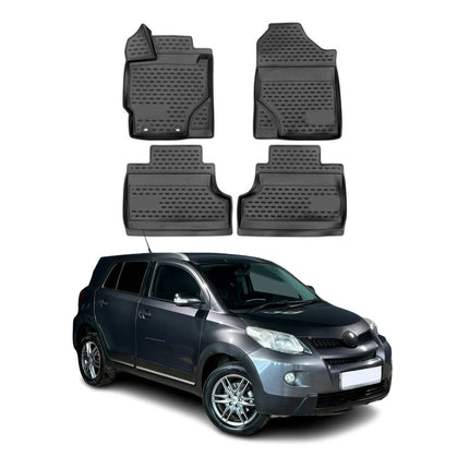 OMAC Gummimatten Fußmatten für Toyota Urban Cruiser 2008-2014 TPE Schwarz 4x