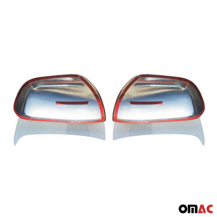 Spiegelkappen Spiegelabdeckung für Toyota RAV4 Edelstahl Chrom 2tlg