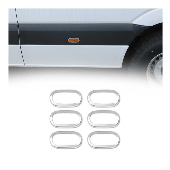 Reflektor Blenden Reflektorleiste für Mercedes Sprinter W906 2006-2018 Chrom 6x