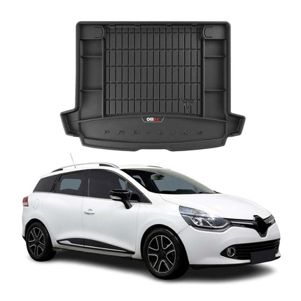 OMAC Gummi Kofferraumwanne für Renault Clio Grandtour 2013-2017 TPE Schwarz