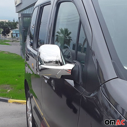 Spiegelkappen Spiegelabdeckung für Toyota Proace Verso 2016-2025 Chrom ABS