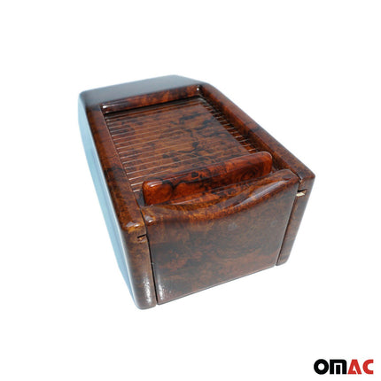 Ablagebox Tapebox Holzablage für Mercedes S Klasse W126 C126 86-1991 Wurzelholz