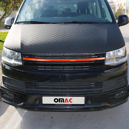 Grillleisten Kühlergrill Leiste für VW T6 Transporter 2015-2019 Edelstahl Orange