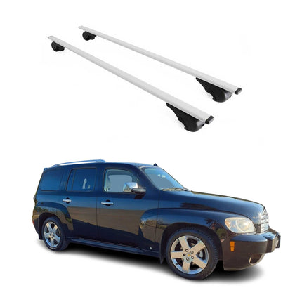 Dachträger Grundtäger für Chevrolet HHR 2005-2011 75kg Metall Silber 2 tlg