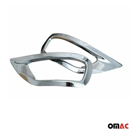 Reflektor Blenden Reflektor Rahmen für Jeep Grand Cherokee 2011-2019 Chrom ABS