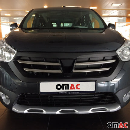 Kühlergrill Grillleisten für Dacia Lodgy Stepway ab 2012 Edelstahl Chrom 4tlg