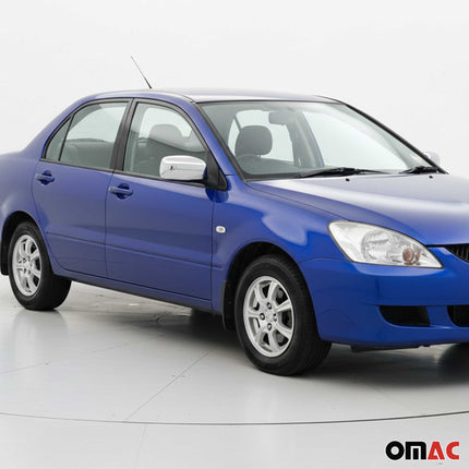 Spiegelkappen Spiegelabdeckung für Mitsubishi Lancer 2003-2007 Edelstahl Chrom