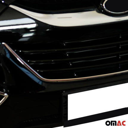 Kühlergrill Leisten Grillleisten für Hyundai ix35 2010-2015 Edelstahl Chrom