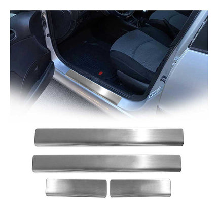 Einstiegsleisten Türschweller für Peugeot 206 1998-2010 Edelstahl Chrom 4tlg