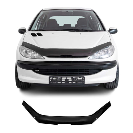 Motorhaube Deflektor Insekten Steinschlagschutz für Peugeot 206 1998-2012 Dunkel