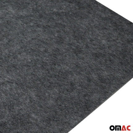 Antirutschmatte Auto Gumimatte Bodenbelag Riffelblech Optik 500x200cm Schwarz 1x