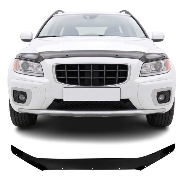 Motorhaube Deflektor Insektenschutz für Volvo XC70 V70 S80 2007-2016 Dunkel