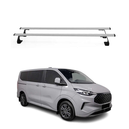 Dachträger für Ford Transit Custom / Tourneo Custom 2023-2026 75kg Stahl Grau 2x