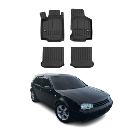 OMAC Gummi Fußmatten für VW Golf 4 1997-2006 Premium TPE 3D Automatten 4tlg
