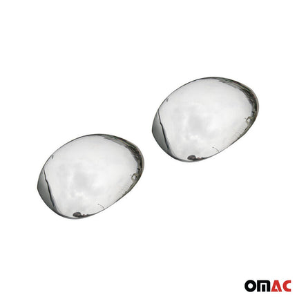 Spiegelkappen Spiegelabdeckung für Citroen C3 2002-2009 Edelstahl Chrom 2tlg