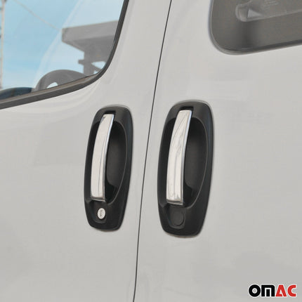 Chrom Türgriff Blende für Fiat Doblo 2010-2021 Edelstahl 5tlg