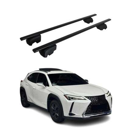 Dachträger Grundtäger für Lexus UX 2019-2026 75kg Metall Schwarz 2 tlg