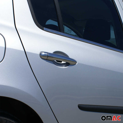 Chrom Türgriff Blende für Renault Clio 2005-2013 4Tür Edelstahl 8tlg