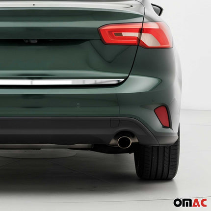 Kofferraumleiste Heckleiste für Ford Focus 2018-2021 Limo Untere Chrom Edelstahl