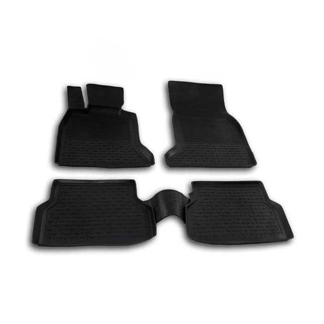 Fußmatten 3D Gummimatten für BMW 5er E60 E61 Limo Touring 2003-2010 Schwarz