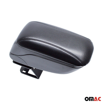 Mittelarmlehne Armlehne Mittelkonsole für Citroen C4 2010-2018 PU-Leder Schwarz