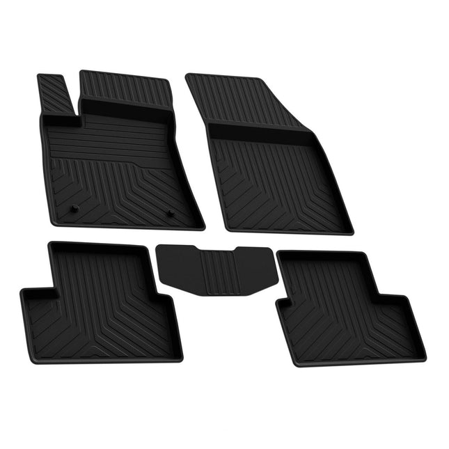 Fußmatten 3D Automatten Gummimatten für Seat Ibiza 2008-2017 Gummi Schwarz 4tlg