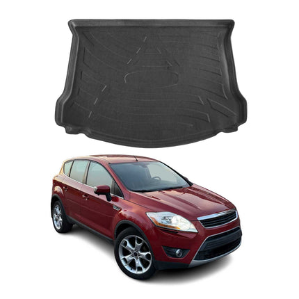 Kofferraumwanne Laderaumwanne für Ford Kuga I 2008-2012 Gummi TPE Schwarz
