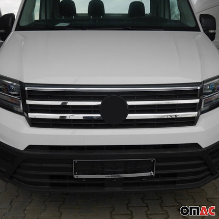 Kühlergrill Leisten Grillleisten für VW Crafter 2017-2026 Edelstahl Chrom 4tlg