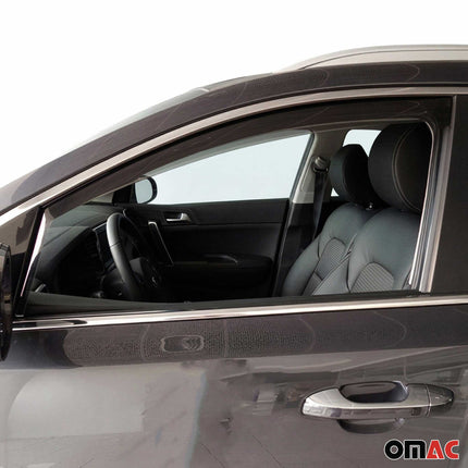 Windabweiser Regenabweiser für Kia Sportage 2015-2021 Dunkel Acryl 2tlg