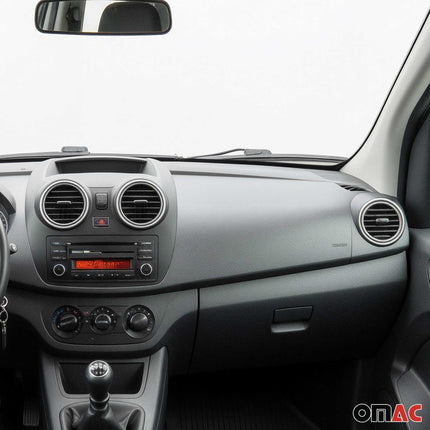 Lüftungs Rahmen Lüftungsrahmen für Mercedes Citan glänzend Edelstahl Chrom 4tlg