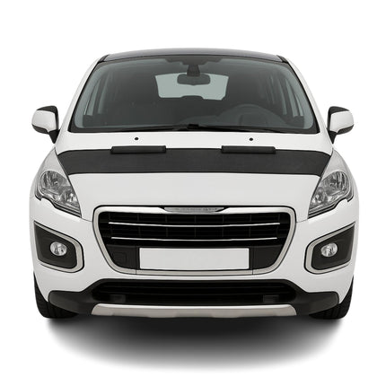 Haubenbra Steinschlagschutz Bonnet Bra für Peugeot 3008 2013-2016 Carbon Halb
