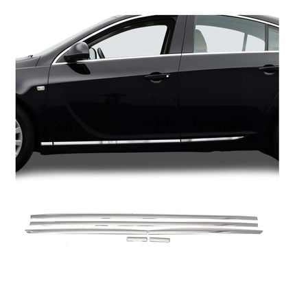 Seitentürleiste Türschutzleiste für Opel Insignia 2008-2017 Edelstahl Chrom 6x