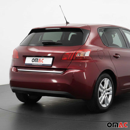 Kofferraumleiste Heckklappe Leiste für Peugeot 308 2014-2021 Edelstahl Chrom