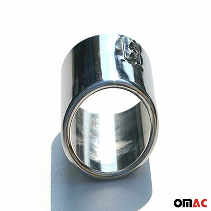 Auspuffblende Endrohr für Mercedes CL Klasse 1996-2013 Edelstahl Chrom 60mm 2tlg