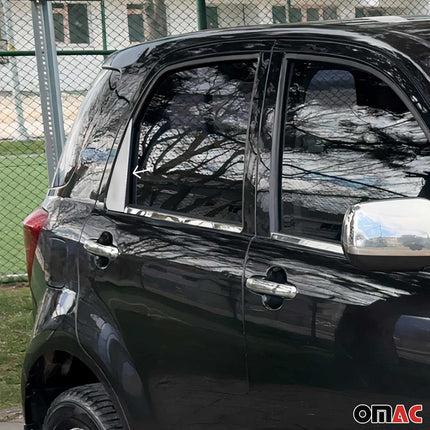 Fensterdreieck Fensterleisten für Daihatsu Terios 2006-2017 Edelstahl Chrom 2x