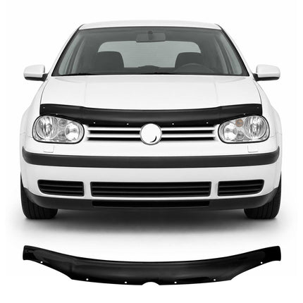 Motorhaube Deflektor Insekten Steinschlagschutz für VW Golf 1997-2006 Dunkel