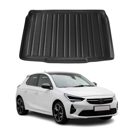 Kofferraumwanne Laderaumwanne für Opel Corsa F 2019-2026 Gummi TPE Schwarz