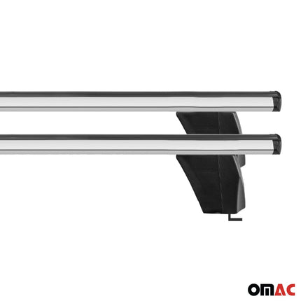 Menabo Dachträger Grundtäger für Citroen Nemo 2008-2017 75kg Alu Silber 2 tlg