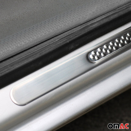 Einstiegsleisten Türschweller für Fiat Punto Evo 2009-2012 Edelstahl Chrom 2tlg