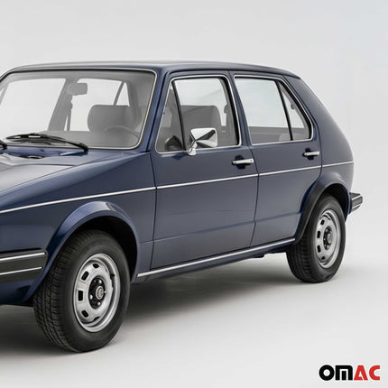 Türgriff Blende Türgriff Abdeckung für VW Golf 1974-1983 Chrom ABS Silber 2tlg