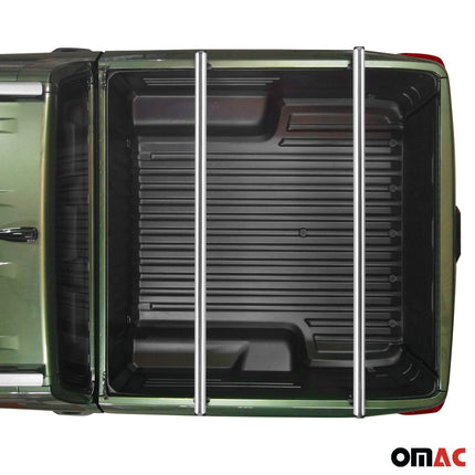 Dachträger Ladeflächenträger Querträger für VW Amarok 2010-2020 Alu Grau 2x