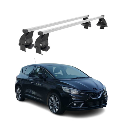 Menabo Dachträger Grundtäger für Renault Scenic mk4 2016-2022 50kg Stahl Grau 2x