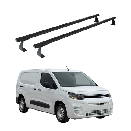 Dachträger Grundtäger für Citroen Berlingo 2018-2026 75kg Alu Schwarz 2 tlg