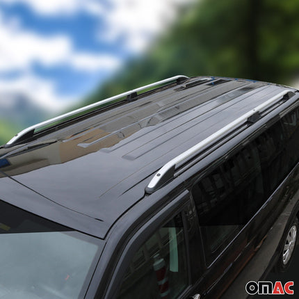 Dachreling Dachgepäckträger für Mercedes Citan 2012-2021 L2 Langer Alu Grau