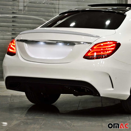 Heckspoiler Dachspoiler für Mercedes C Klasse W205 2014-2021 Lackierbar ABS