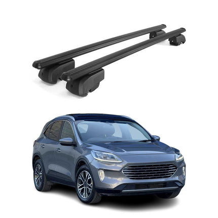 Dachträger Gepäckträger für Ford Kuga III 2019-2026 Querträger ABE Alu Schwarz